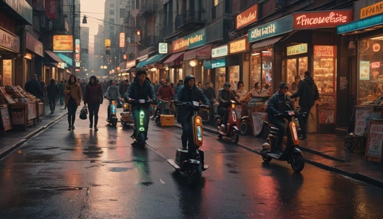 Positionnement des trottinettes à essence sur le marché