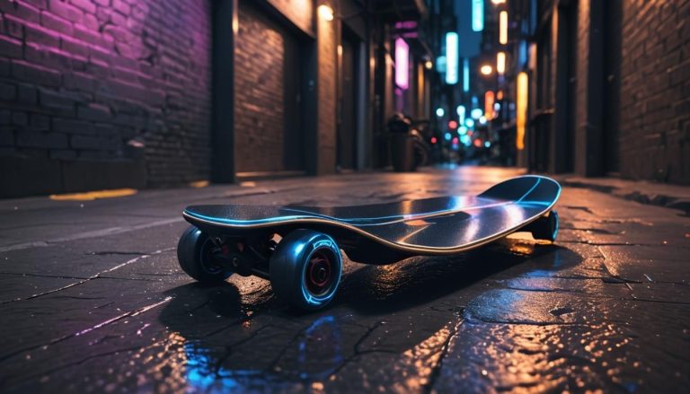 Quel est le prix d'un skateboard électrique en carbone en 2024 ?